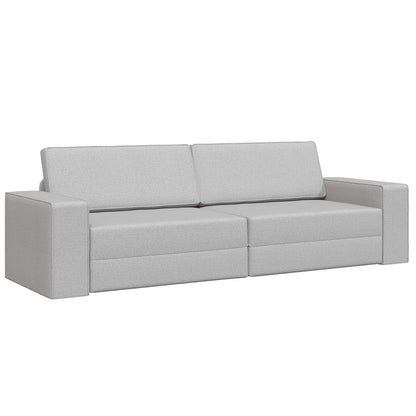 Divano letto 200cm Grigio Nuvola Tessuto - homemem39
