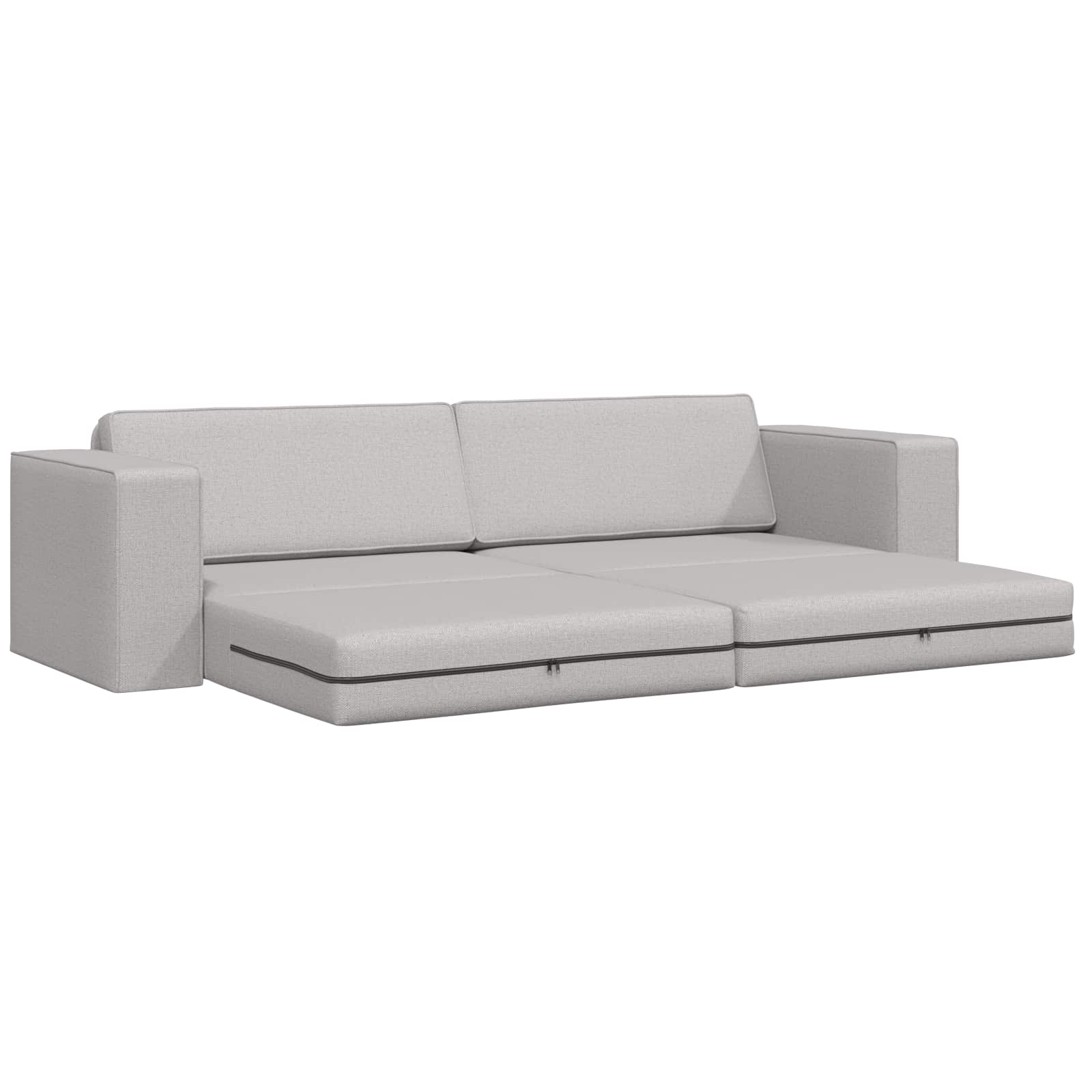Divano letto 200cm Grigio Nuvola Tessuto - homemem39