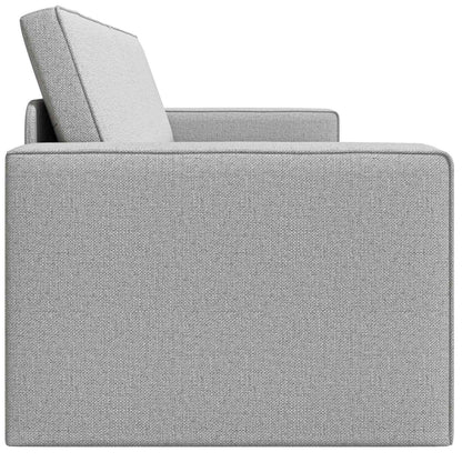 Divano letto Grigio Nuvola 245 x 78 x 77 cm Tessuto