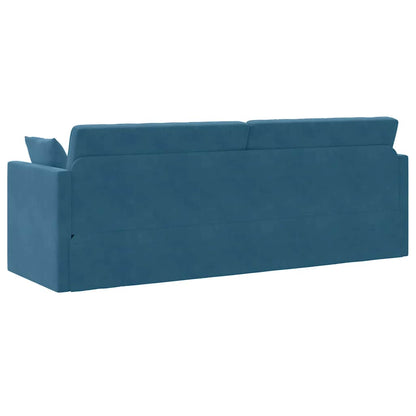 Divano-letto da pavimento 200cm Blu Velluto