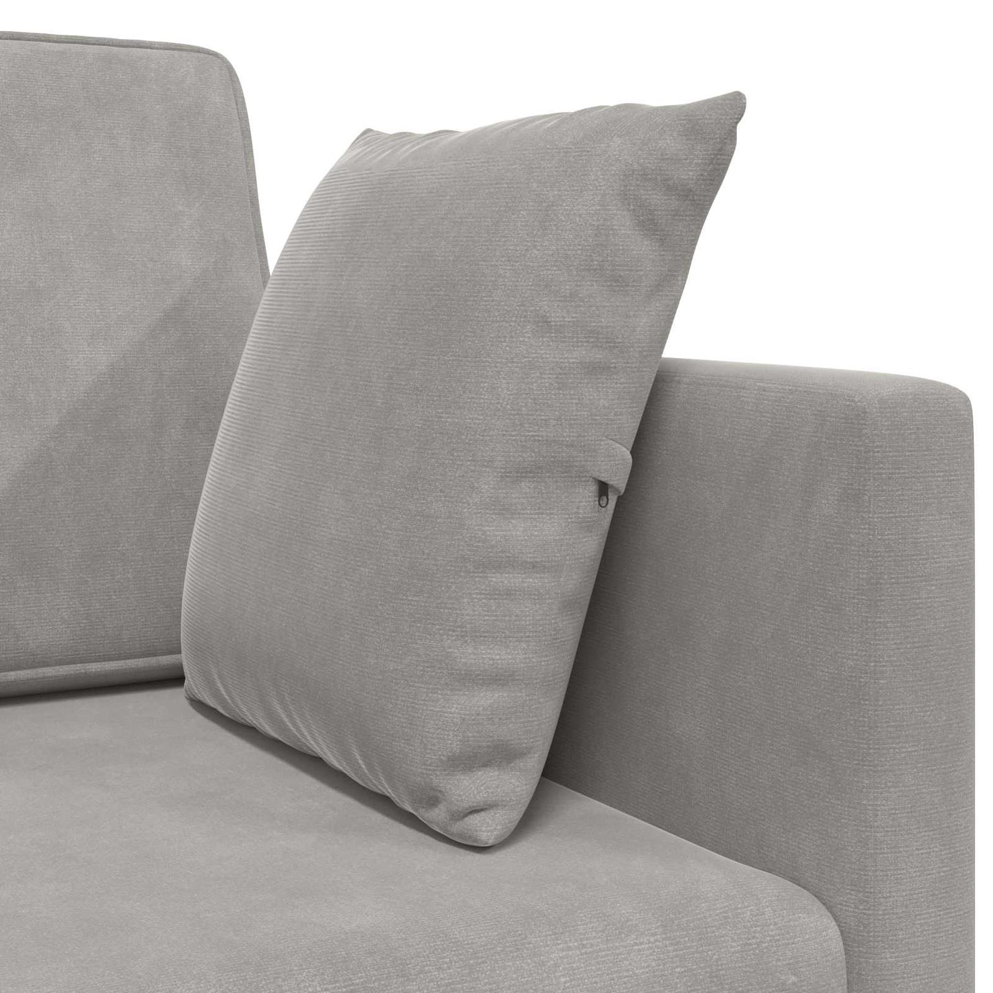 Divano-letto da pavimento Grigio chiaro 213 x 70 x 77 cm | homemem39