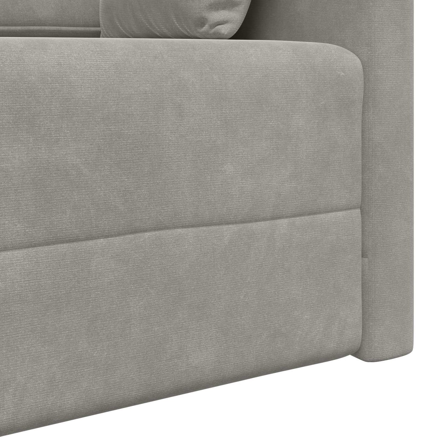 Divano-letto da pavimento Grigio chiaro 213 x 70 x 77 cm | homemem39