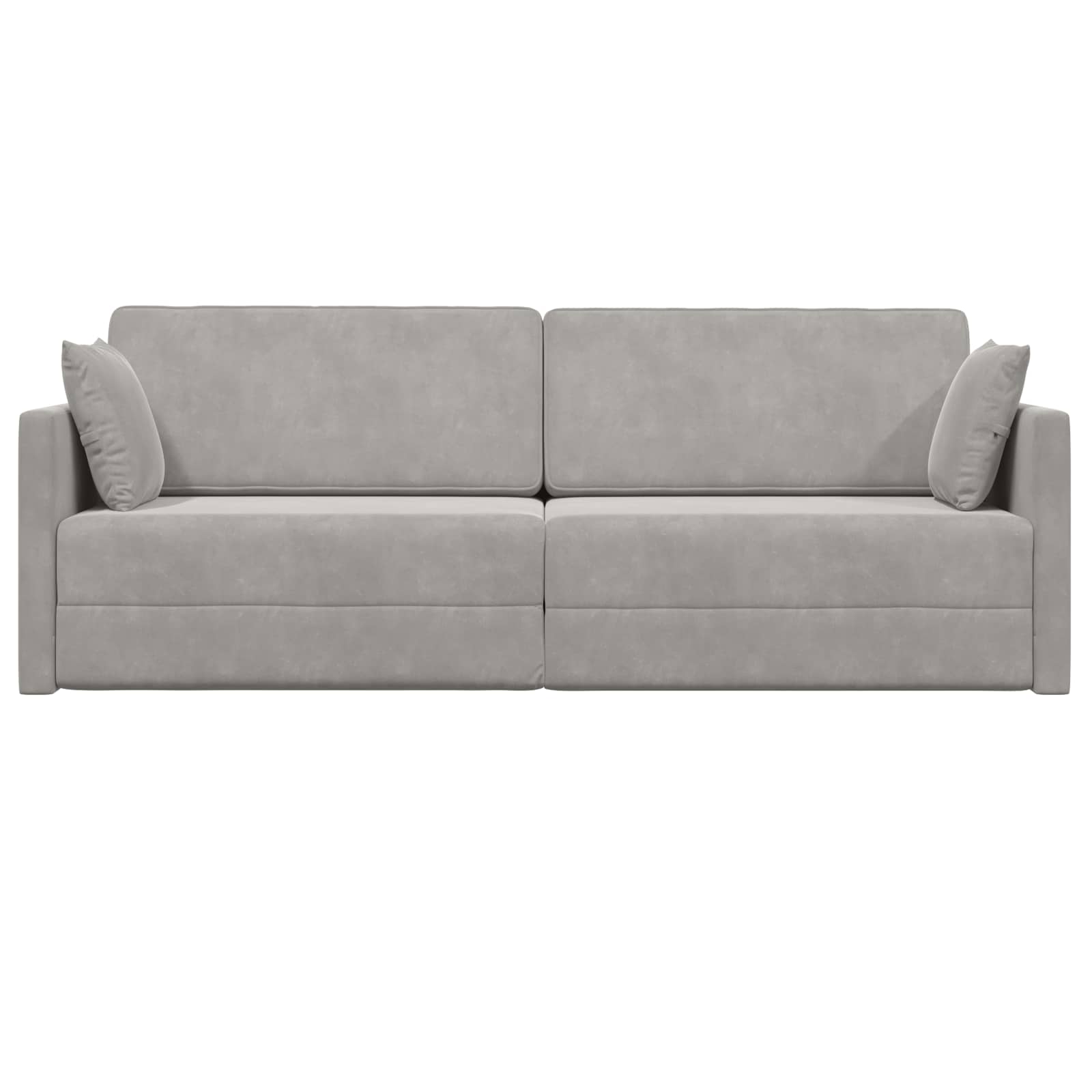Divano-letto da pavimento Grigio chiaro 213 x 70 x 77 cm | homemem39