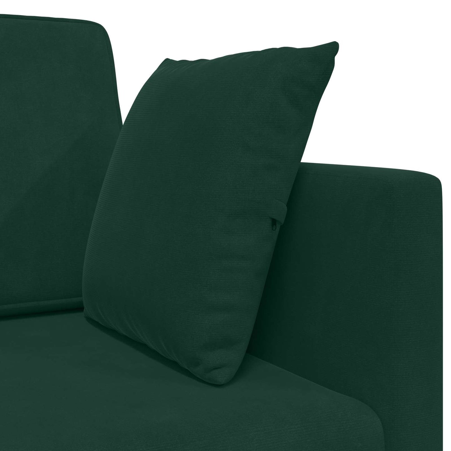Divano-letto da pavimento Verde Scuro 213 x 70 x 77 cm Velluto | homemem39