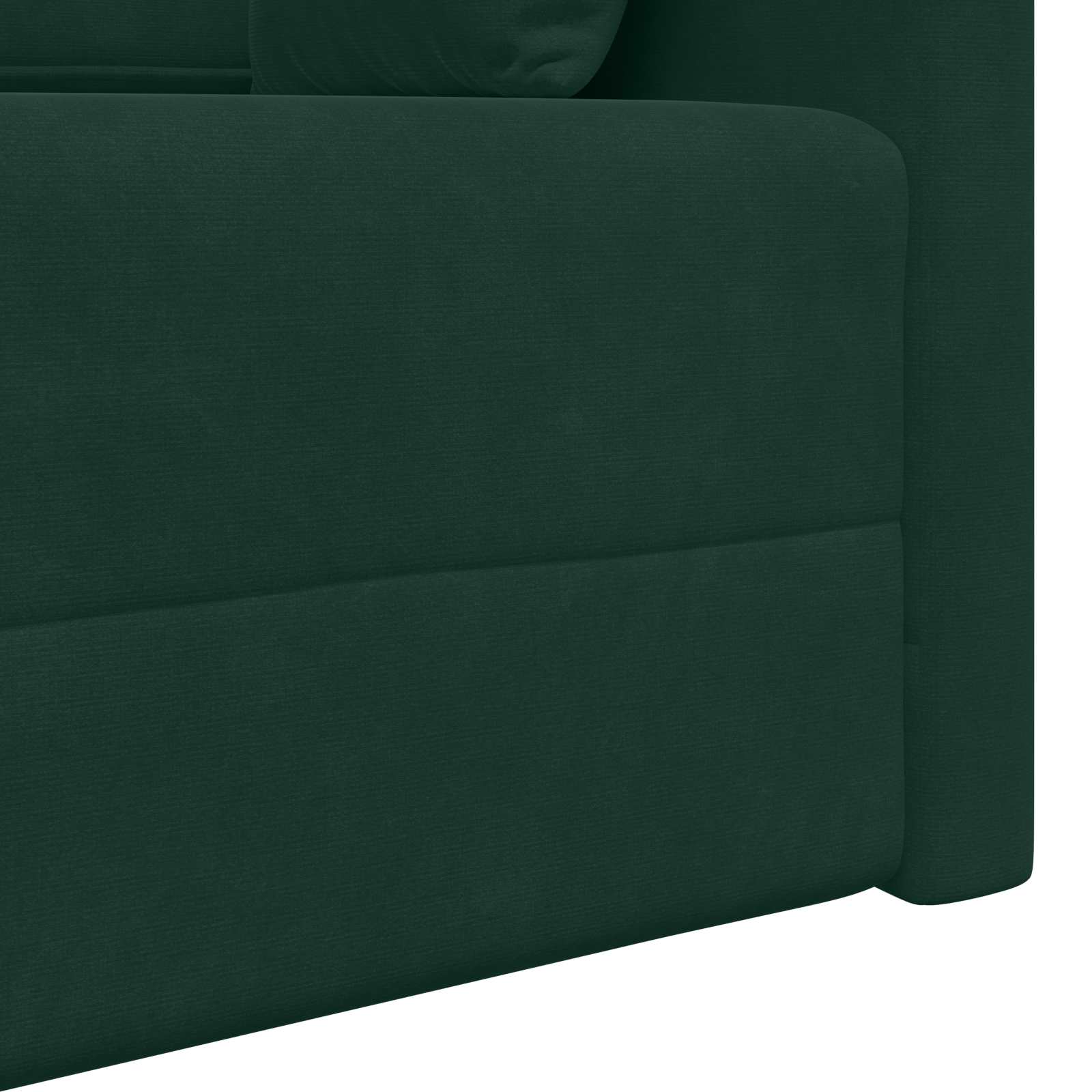 Divano-letto da pavimento Verde Scuro 213 x 70 x 77 cm Velluto | homemem39