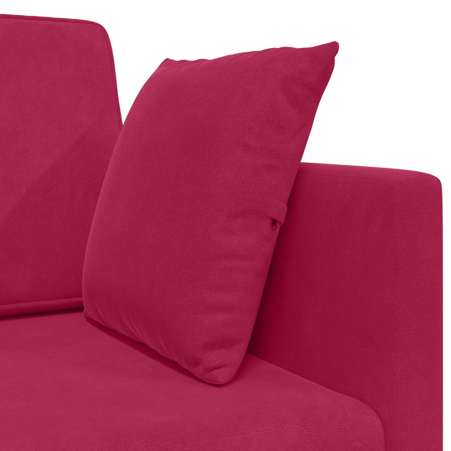 Divano-letto da pavimento Rosso Vino 213 x 70 x 77 cm Velluto