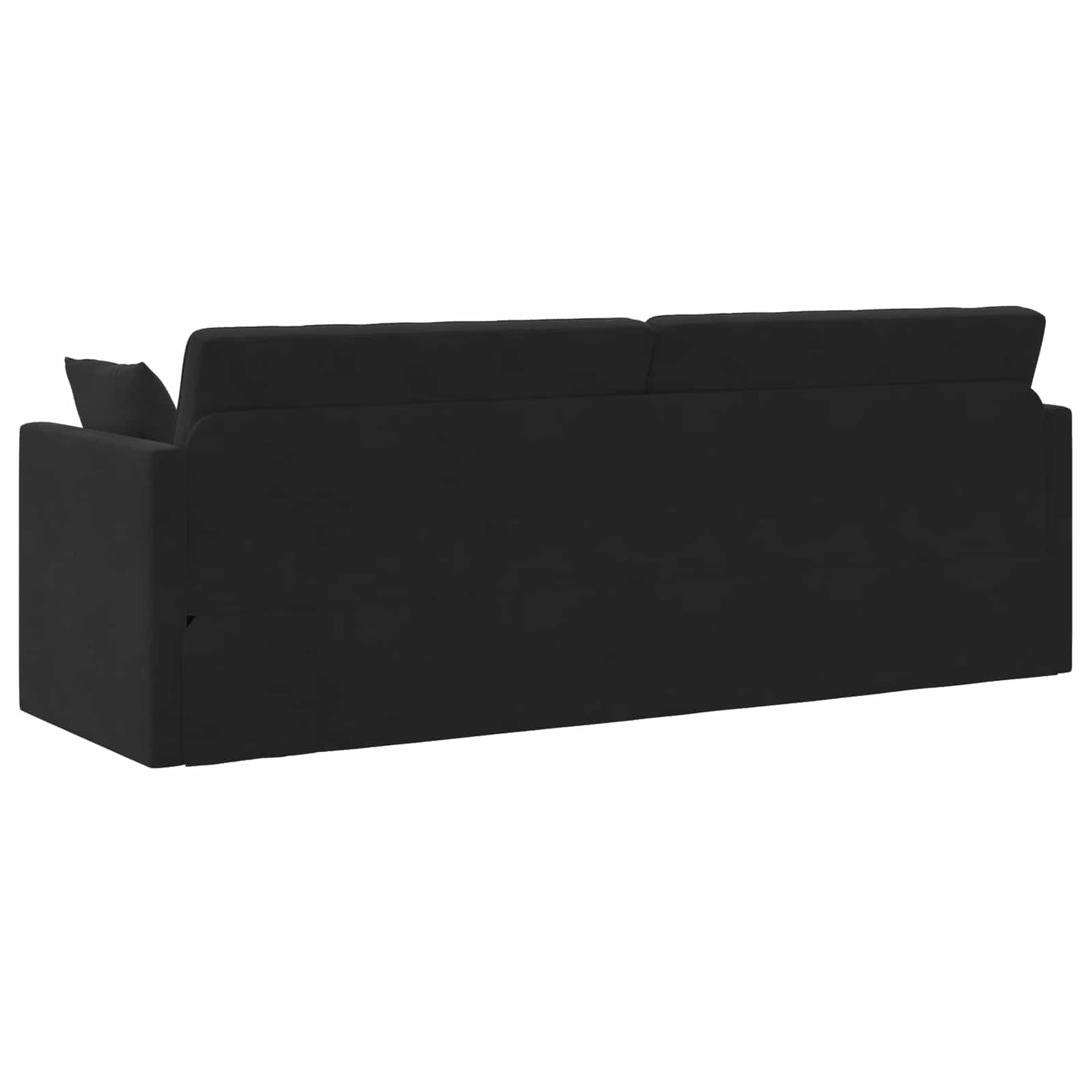 Divano-letto da pavimento Nero 213 x 70 x 77 cm Velluto | homemem39