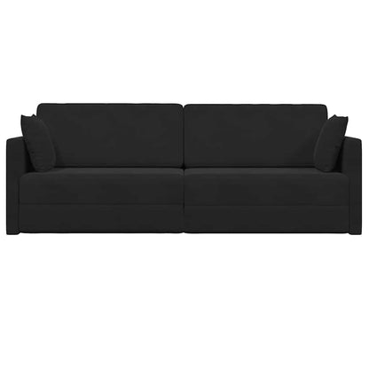 Divano-letto da pavimento 200cm Nero Velluto - homemem39