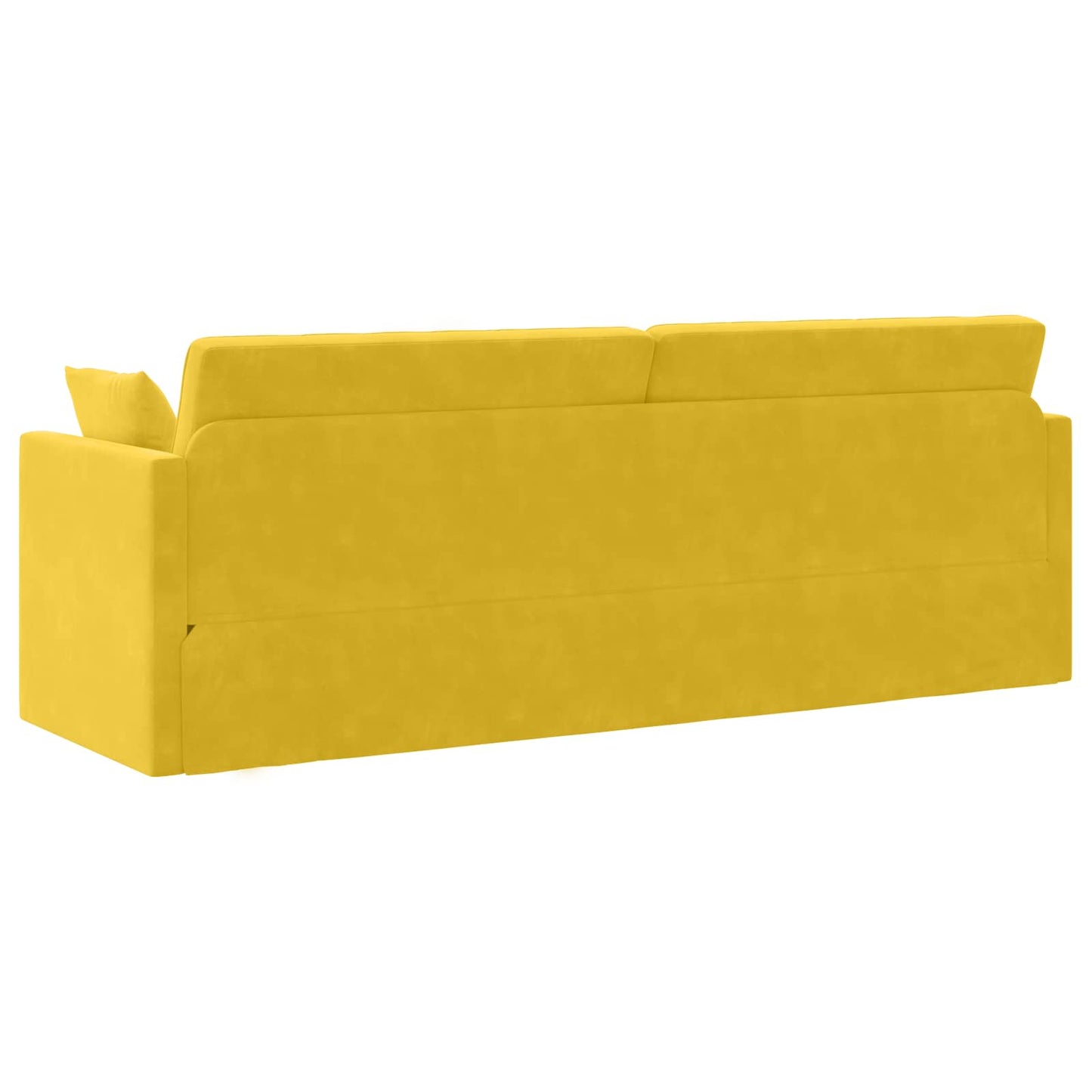 Divano-letto da pavimento Giallo 213 x 70 x 77 cm Velluto | homemem39