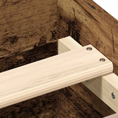 Giroletto senza Materasso Legno Antico 90x200cm in Truciolato | homemem39