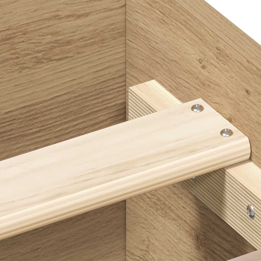 Giroletto senza Materasso Rovere Artigianale 100x200cm - homemem39