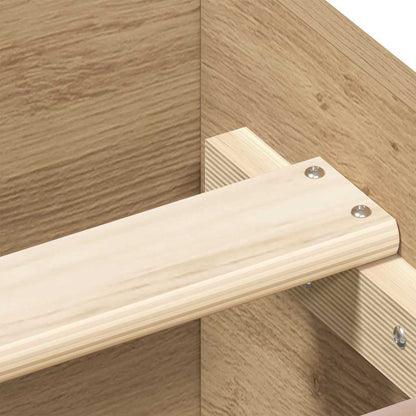 Giroletto senza Materasso Rovere Artigianale 100x200cm - homemem39