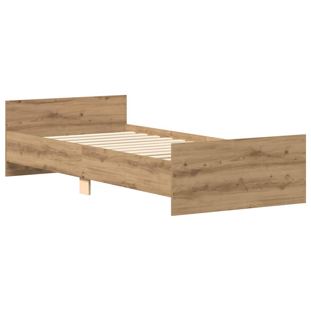 Giroletto senza Materasso Rovere Artigianale 90x190cm | homemem39