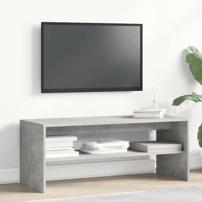 Mobile Porta TV Grigio Cemento 100x40x40cm in Legno Multistrato - homemem39
