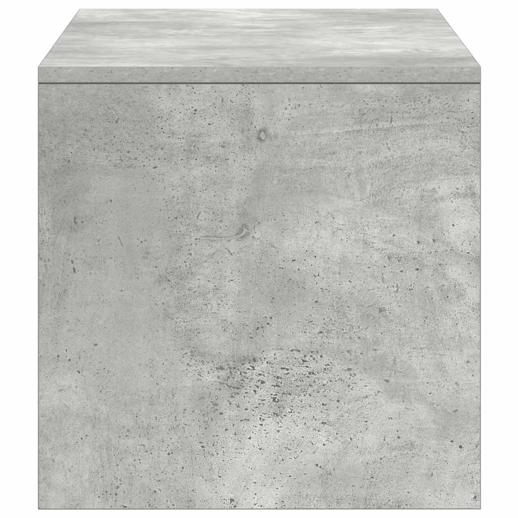 Mobile Porta TV Grigio Cemento 100x40x40cm in Legno Multistrato - homemem39