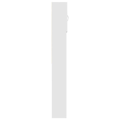 Mobile Lavatrice Bianco 64x24x190 cm in Legno Multistrato | homemem39
