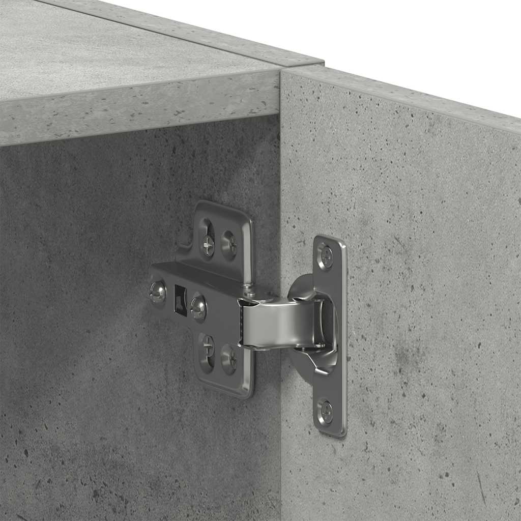 Mobile Lavatrice Grigio Cemento 64x24x190 cm Legno Multistrato | homemem39