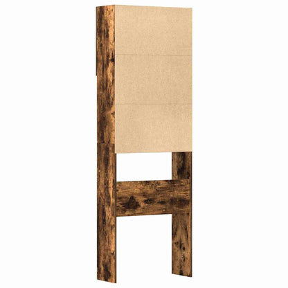 Mobile Lavatrice Rovere Fumo 64x24x190 cm Legno Multistrato | homemem39