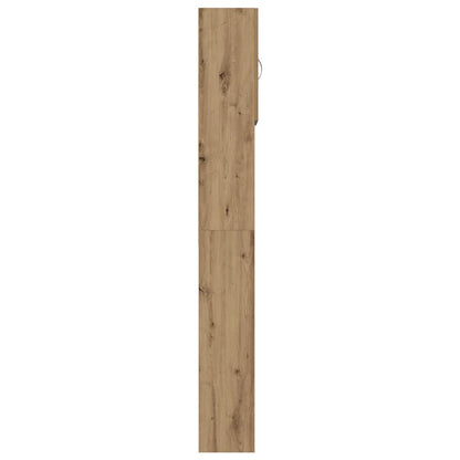 Mobile Lavatrice Rovere Artigianale 64x24x190 cm in Truciolato | homemem39