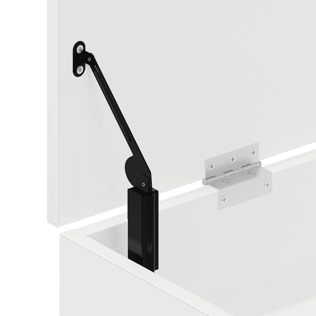 Scarpiera Bianca 102x30,5x45 cm in Legno Multistrato - homemem39