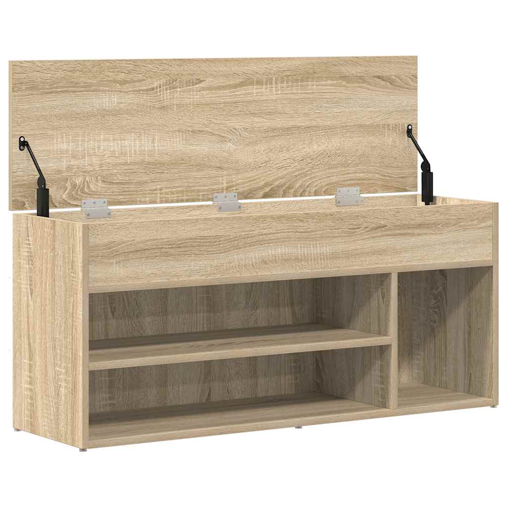 Scarpiera Rovere Sonoma 102x30,5x45 cm in Legno Multistrato | homemem39