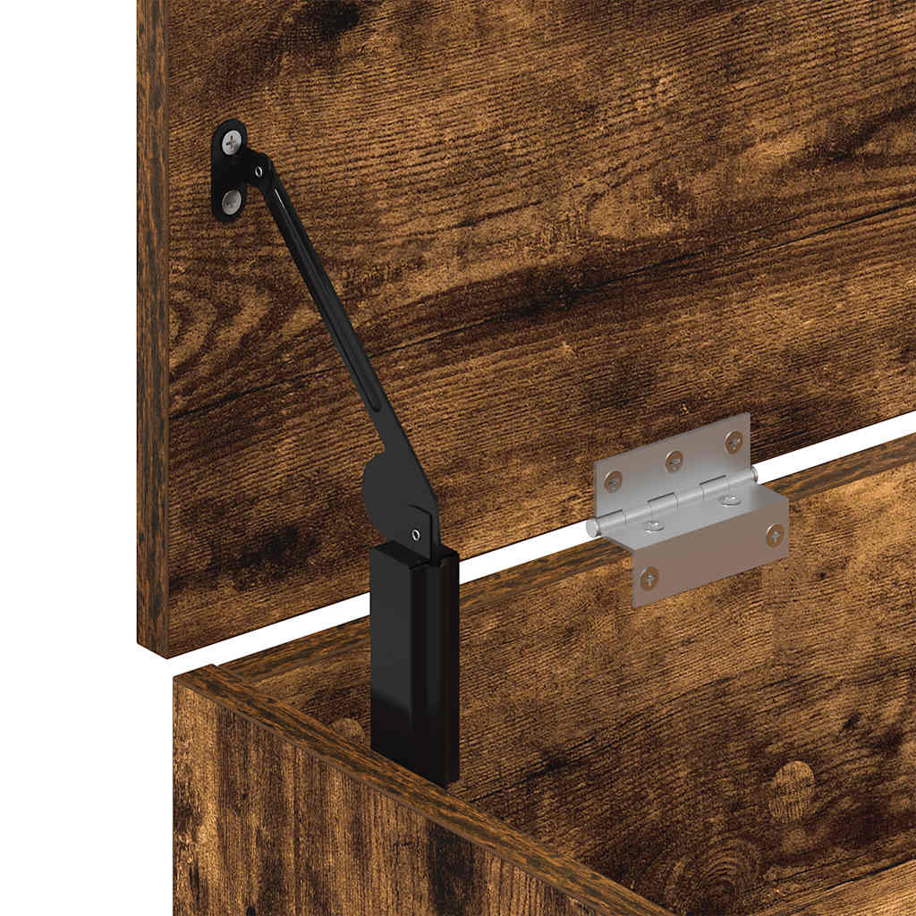 Scarpiera Rovere Fumo 102x30,5x45 cm in Legno Multistrato - homemem39