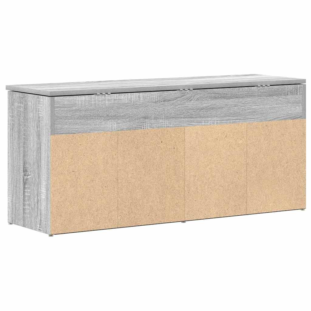 Scarpiera Grigio Sonoma 102x30,5x45 cm in Legno Multistrato - homemem39