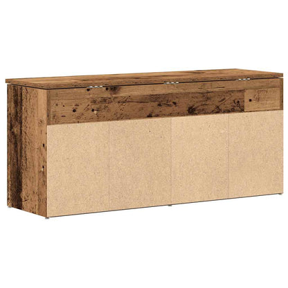Scarpiera Legno Antico 102x30,5x45 cm in Legno Multistrato - homemem39