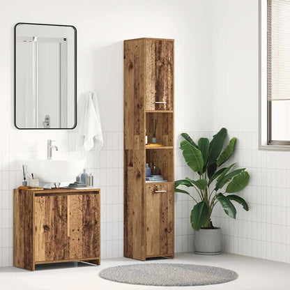 Mobile da Bagno Legno Antico 30x30x183,5 cm in Legno tecnico | homemem39