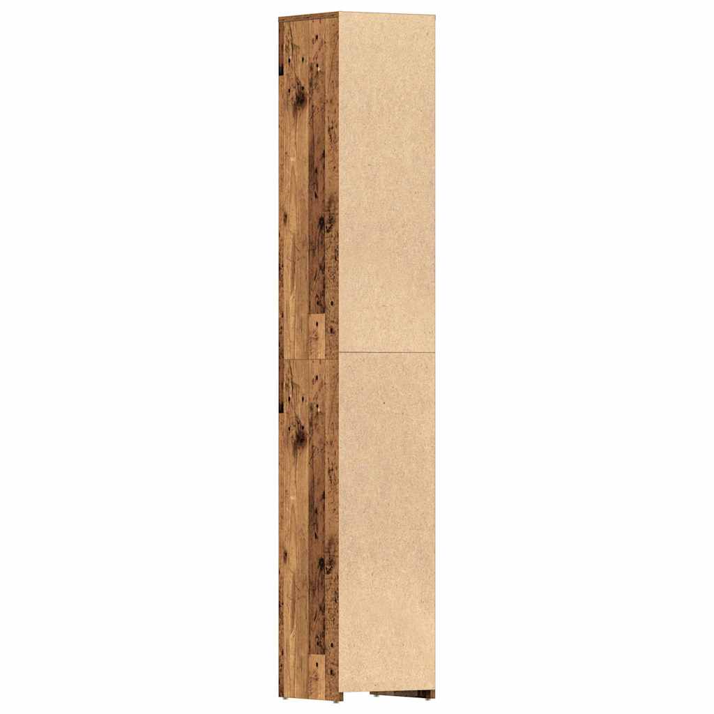 Mobile da Bagno Legno Antico 30x30x183,5 cm in Legno tecnico | homemem39