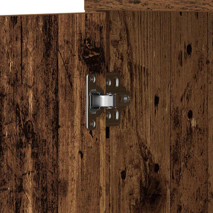 Mobile da Bagno Legno Antico 30x30x183,5 cm in Legno tecnico