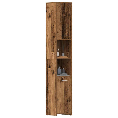 Mobile da Bagno Legno Antico 30x30x183,5 cm in Legno tecnico | homemem39