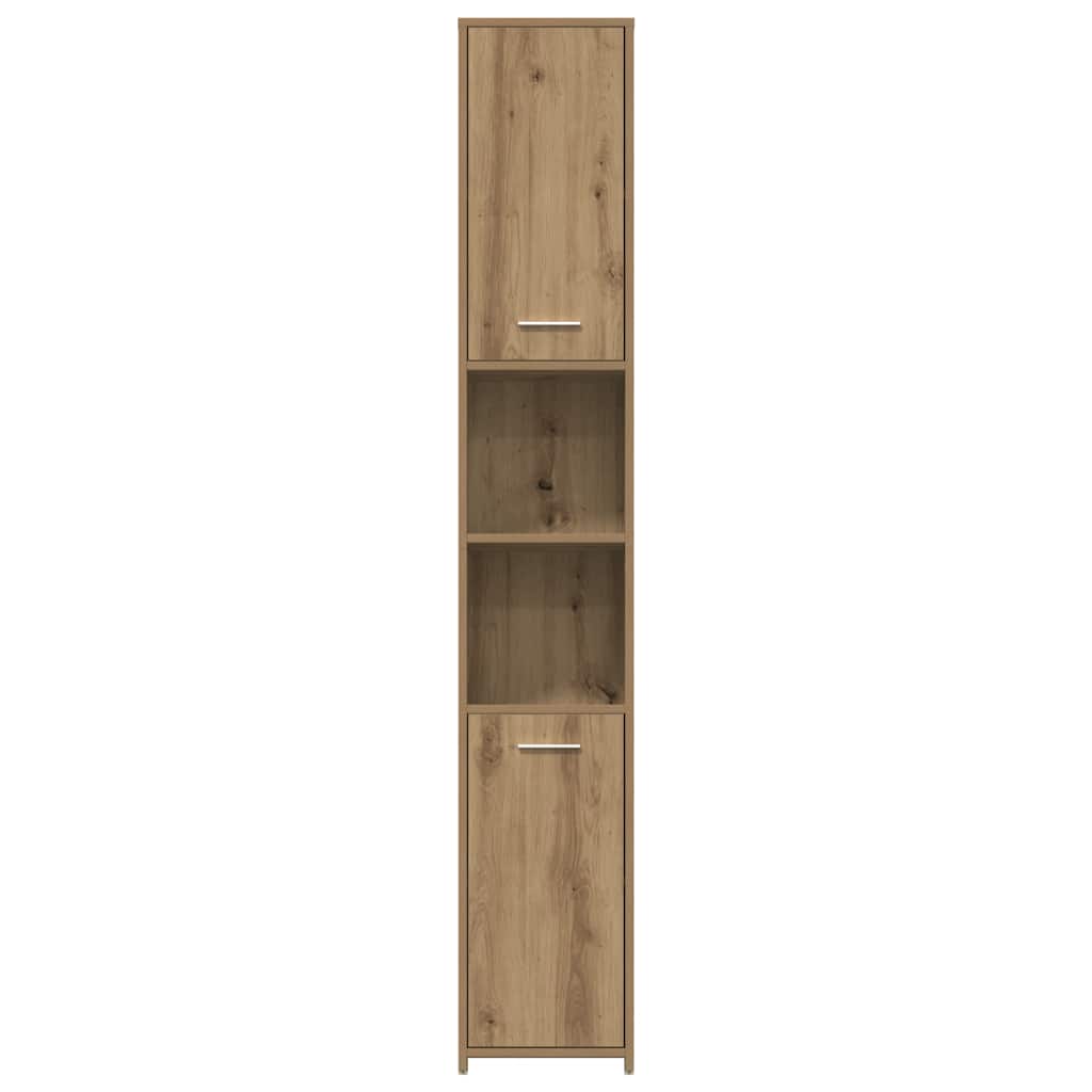Mobile da Bagno Rovere Artigianale 30x30x183,5 cm in tecnico