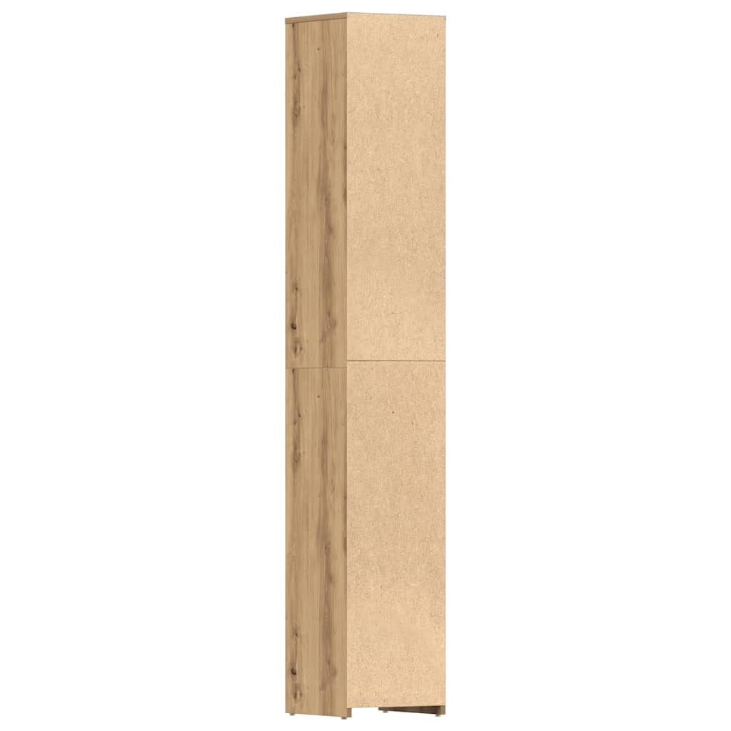 Mobile da Bagno Rovere Artigianale 30x30x183,5 cm in tecnico | homemem39