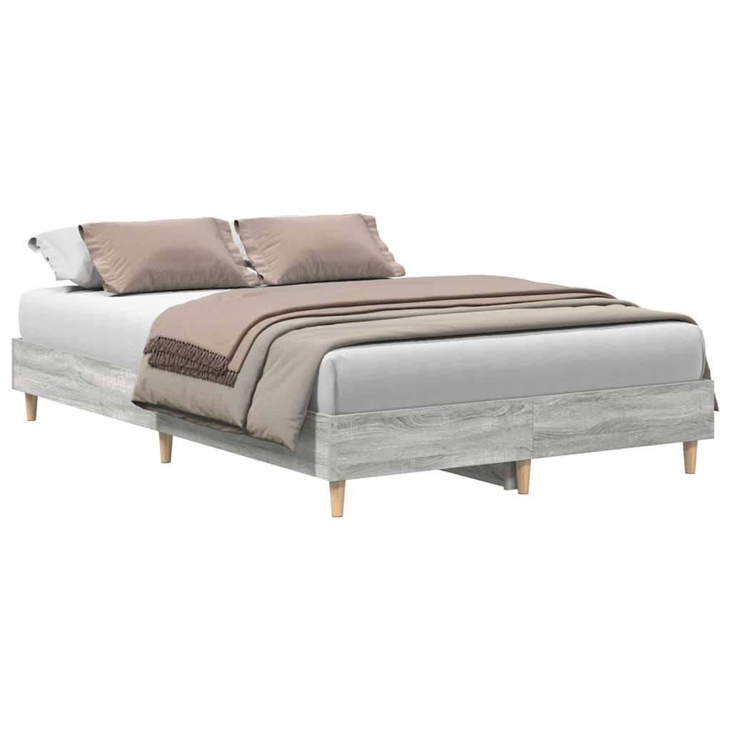 Giroletto senza Materasso Grigio Sonoma 120x200 cm Truciolato