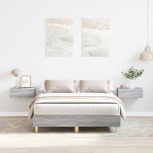 Giroletto senza Materasso Grigio Sonoma 120x200 cm Truciolato | homemem39