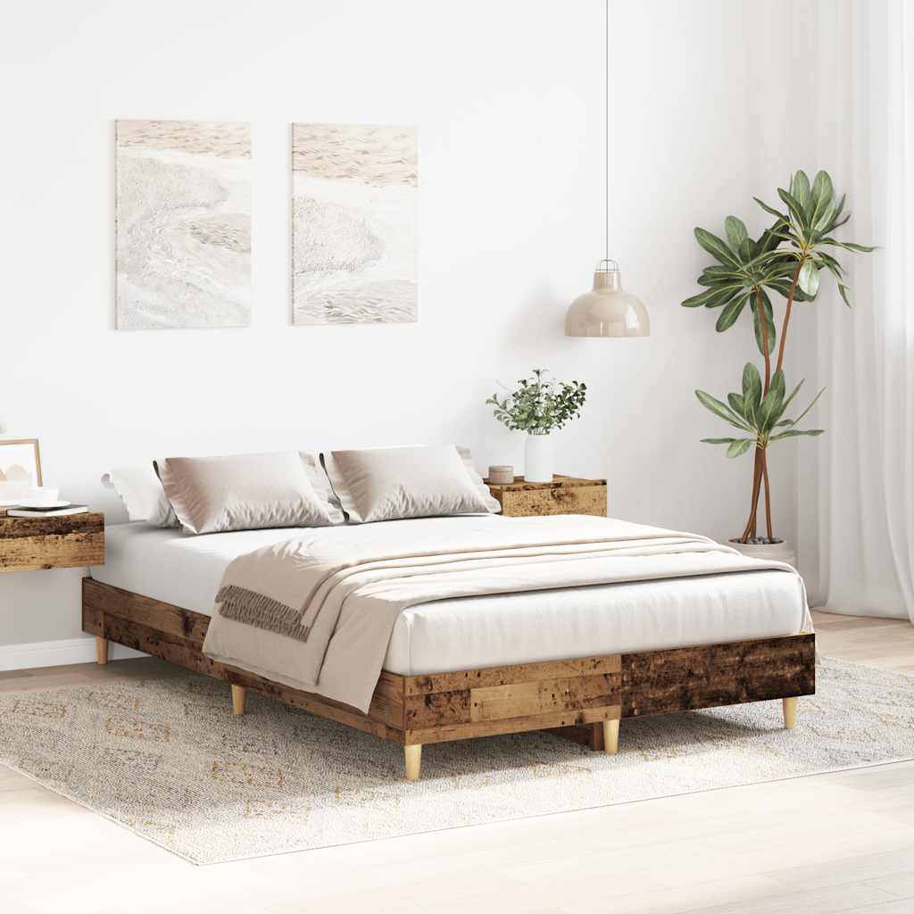 Giroletto senza Materasso Legno Antico 120x200 cm in Truciolato | homemem39