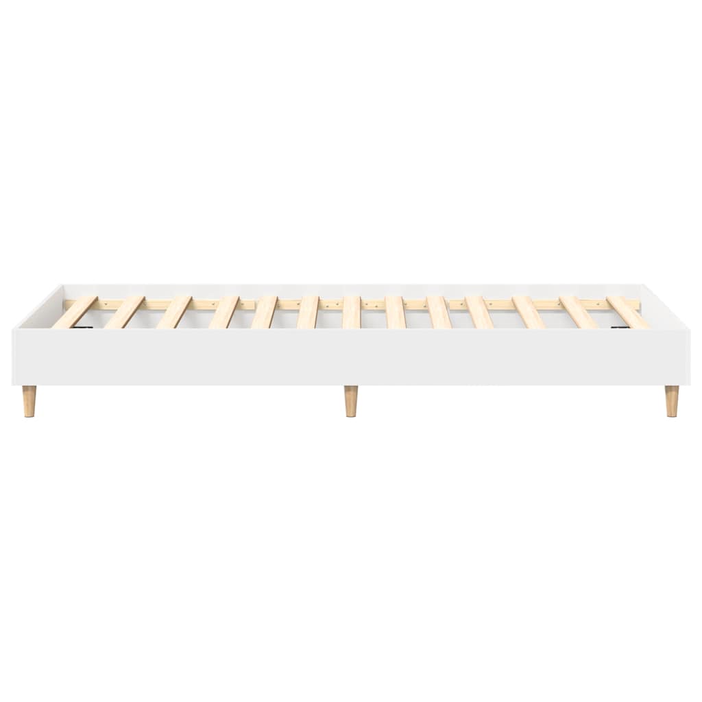 Giroletto senza Materasso Bianco 100x200 cm in Legno Massello | homemem39