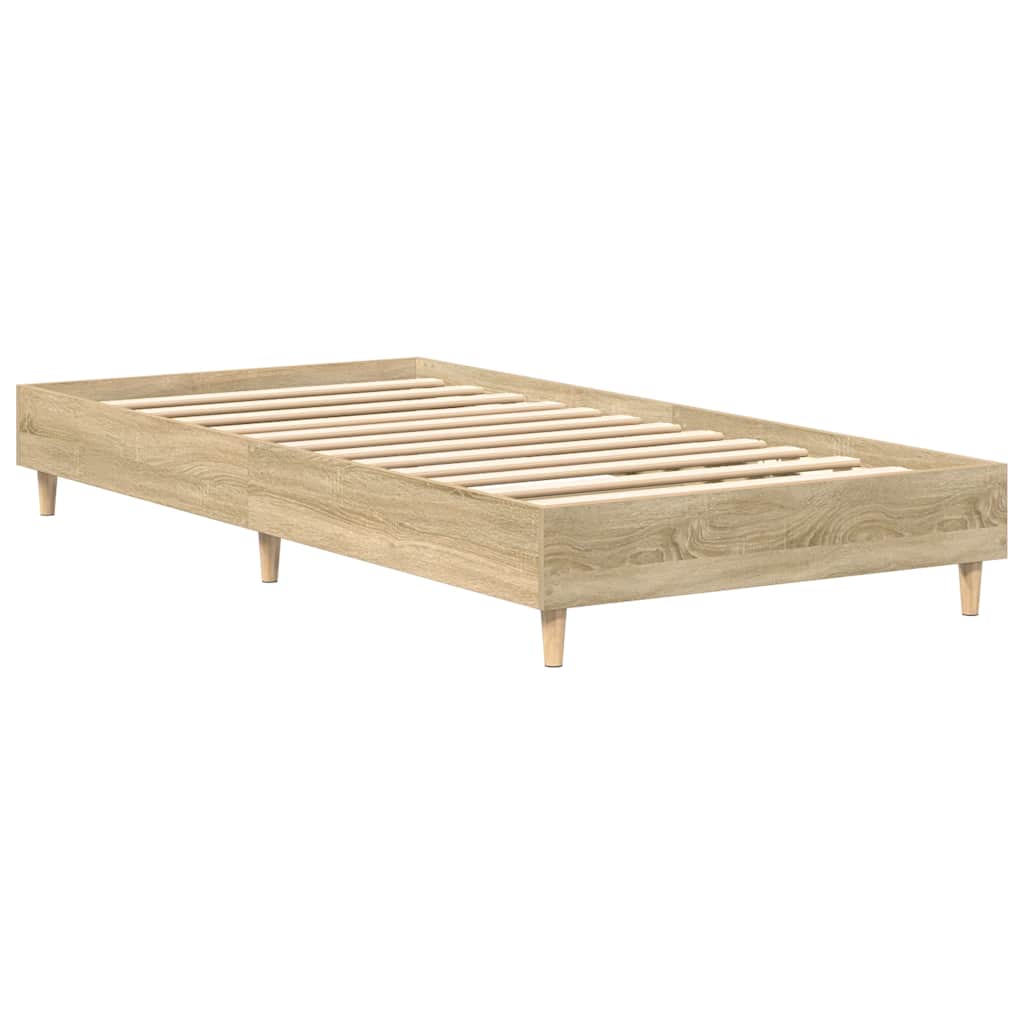 Giroletto senza Materasso Rovere Sonoma 100x200cm in Truciolato