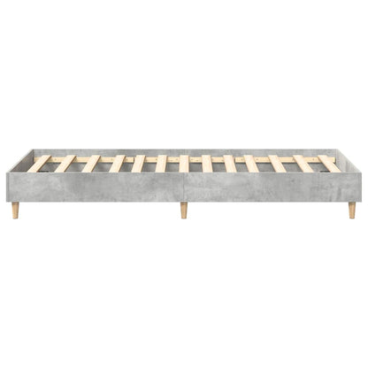 Giroletto senza Materasso Grigio Cemento 100x200 cm Truciolato