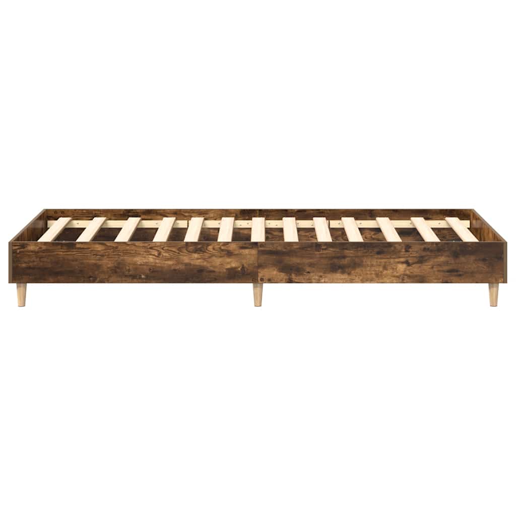 Giroletto senza Materasso Rovere Fumo 100x200 cm in Truciolato