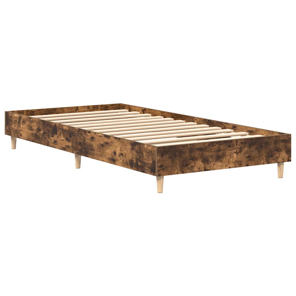 Giroletto senza Materasso Rovere Fumo 100x200 cm in Truciolato