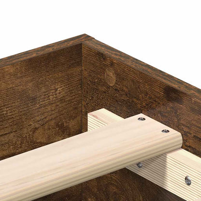Giroletto senza Materasso Rovere Fumo 100x200 cm in Truciolato