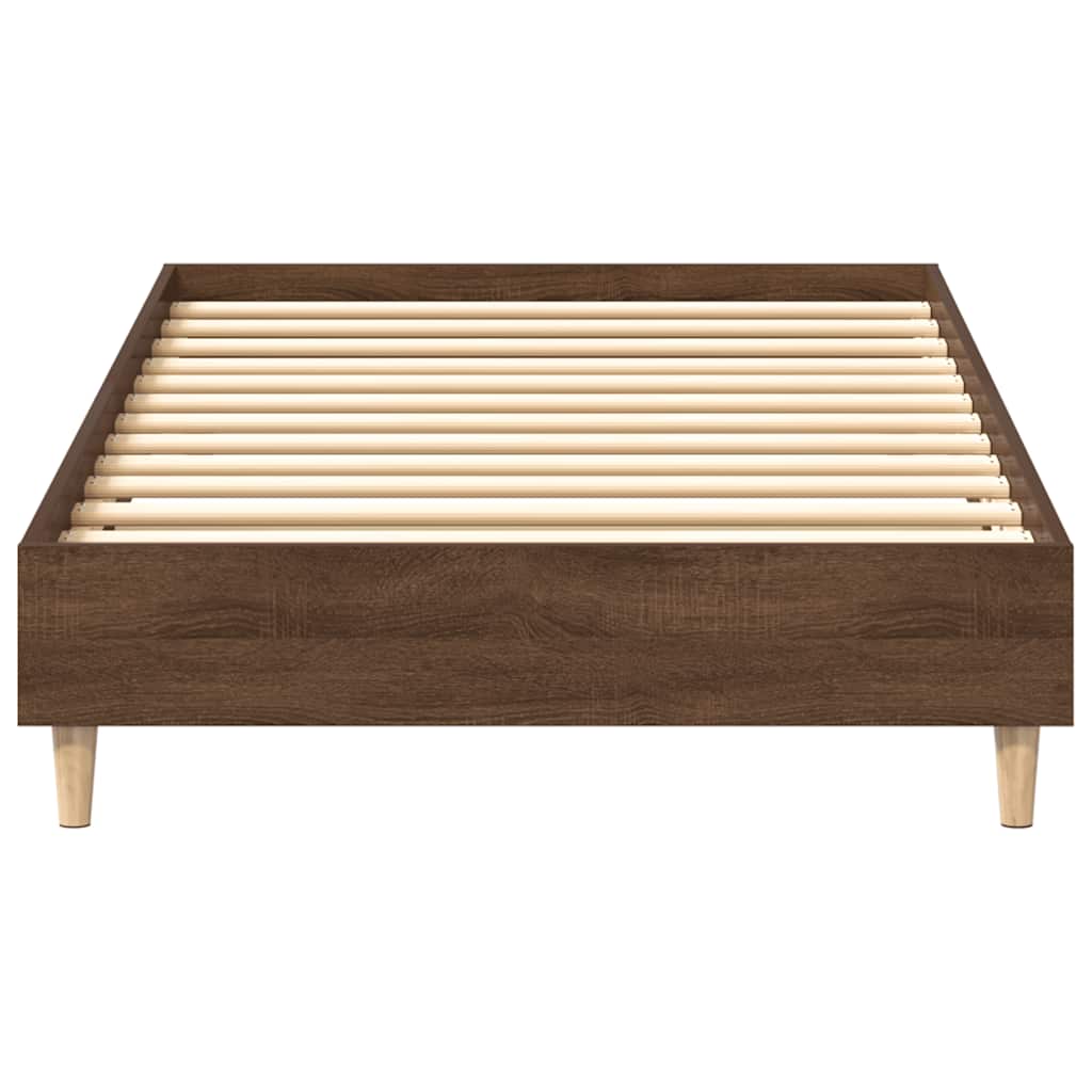 Giroletto senza Materasso Rovere Marrone 100x200 cm Truciolato | homemem39