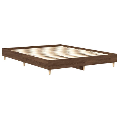 Giroletto senza Materasso Rovere Marrone 100x200 cm Truciolato | homemem39