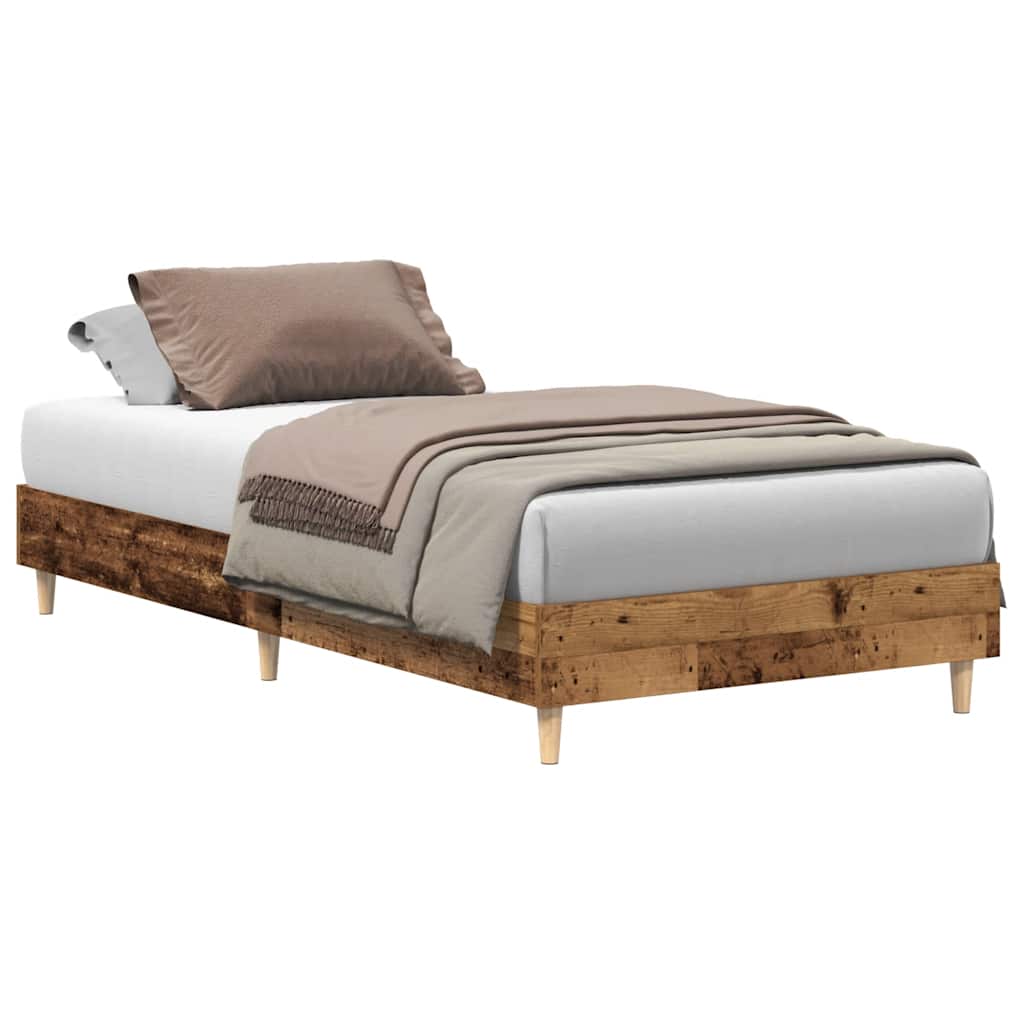 Giroletto senza Materasso Legno Antico 100x200 cm in Truciolato | homemem39