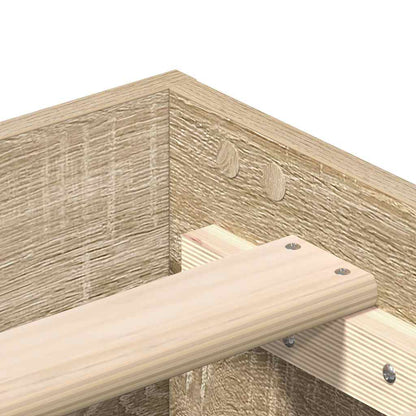 Giroletto senza Materasso Rovere Sonoma 90x200 cm in Truciolato - homemem39