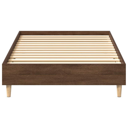 Giroletto senza Materasso Rovere Marrone 90x200cm in Truciolato | homemem39