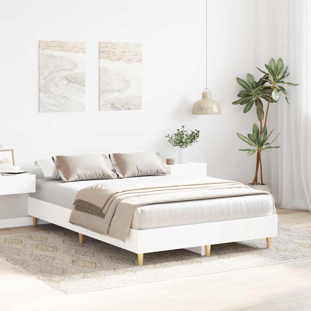 Giroletto senza Materasso Bianco 140x190 cm Legno Multistrato | homemem39