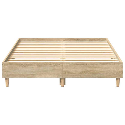 Giroletto senza Materasso Rovere Sonoma 140x190cm in Truciolato | homemem39